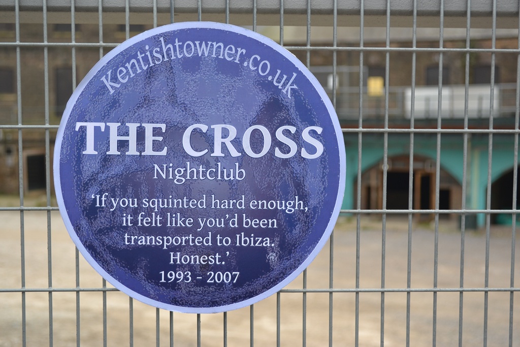 The Cross today, with our plaque out front