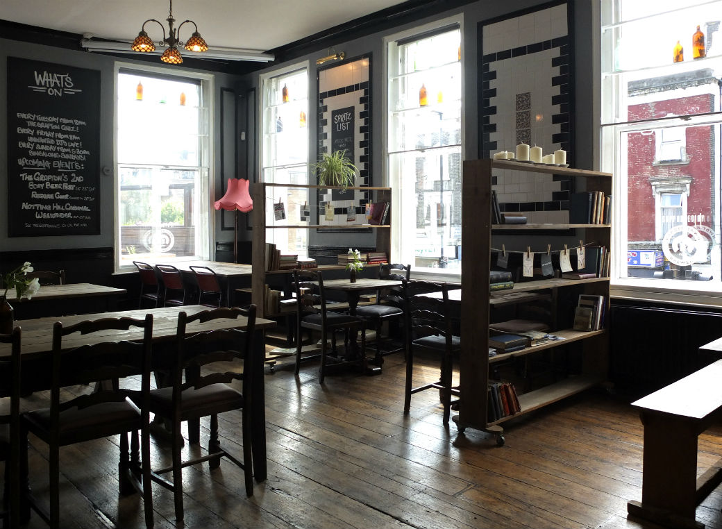 The Grafton's upstairs dining room and bar is where the markets take place. Photo: Grafton