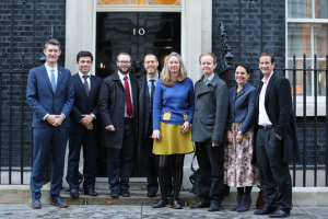 Kentish Cluster visit to Downing Street. Image: MVF Global
