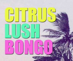 Citrus Lush Bongo: this weekend's show at Tan Like That. 