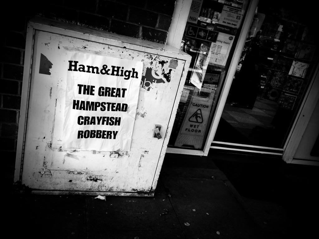 'The Great Hampstead Crayfish Robbery.' Photo: Highgate Mums/Twitter