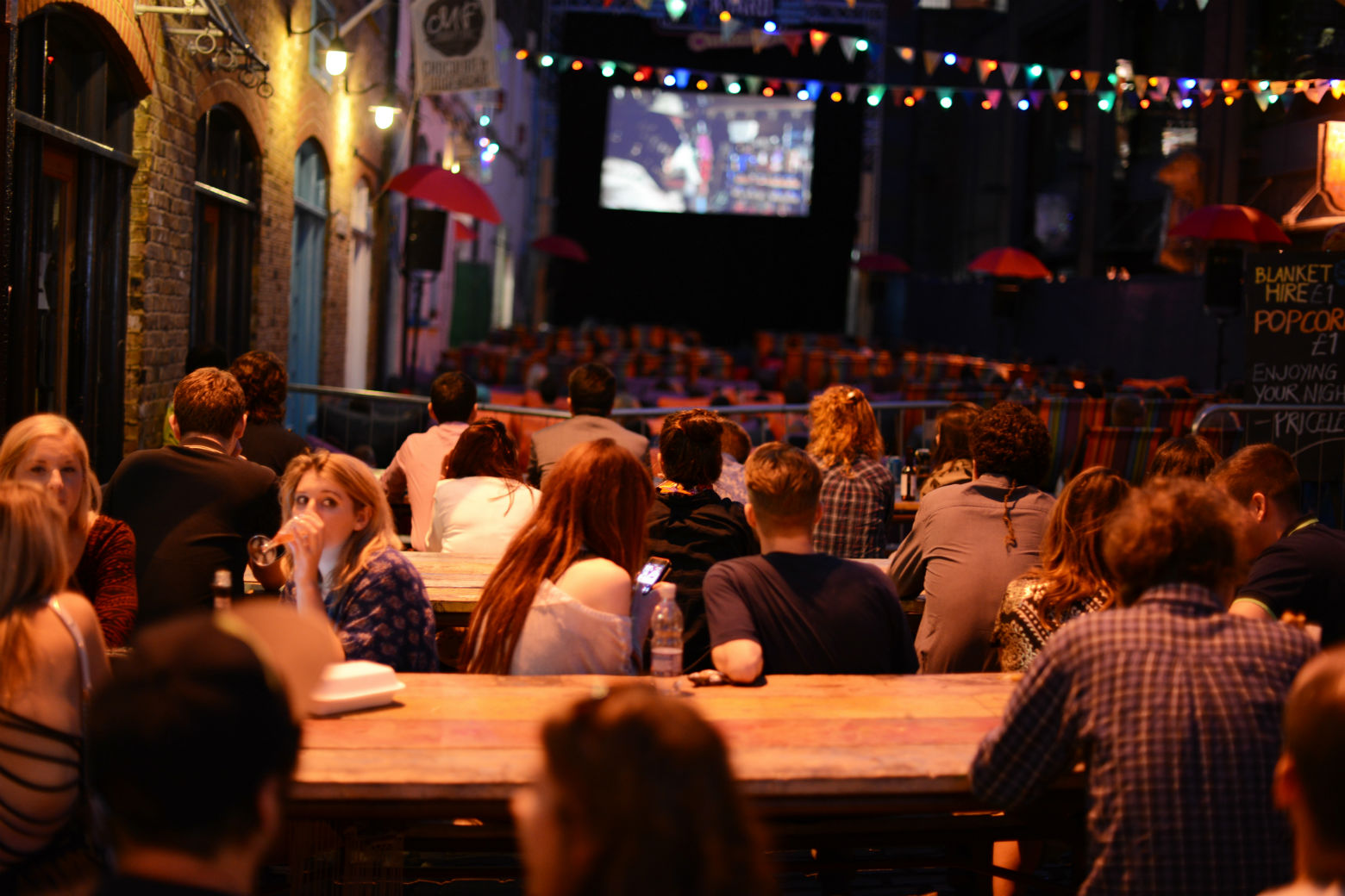 Lovely: Backyard Cinema was a hit this year. Photo: Camden Market