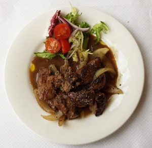 The 'real' Lok Lak steak is fillet cooked in butter. Photo: Lemongrass