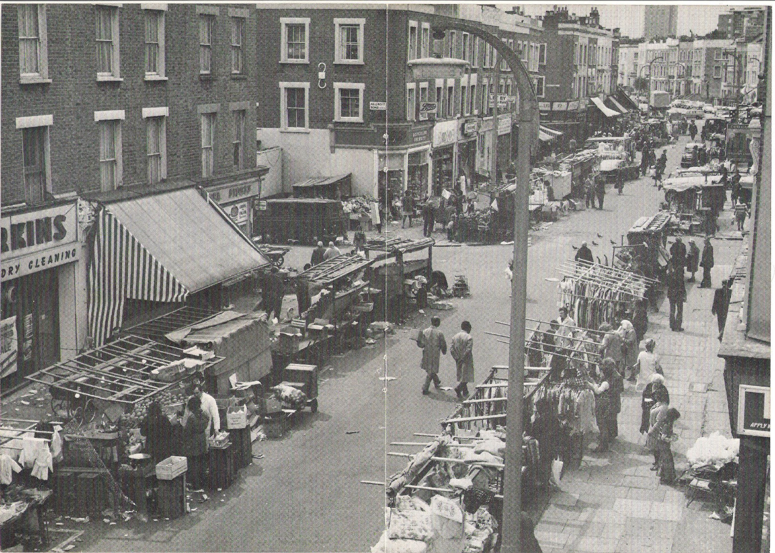 Queen's Crescent Market in 19750. Photo courtesy of Des Whynam