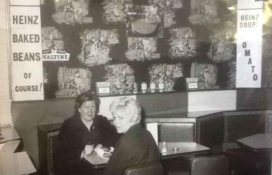 That's David Leer's mum and her friend when it first opened. Photo: David Leer 