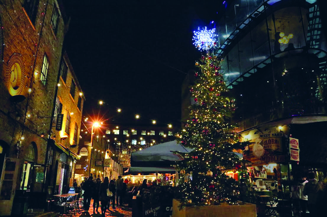 It's looking festive down in NW1. Photo: Camden Market