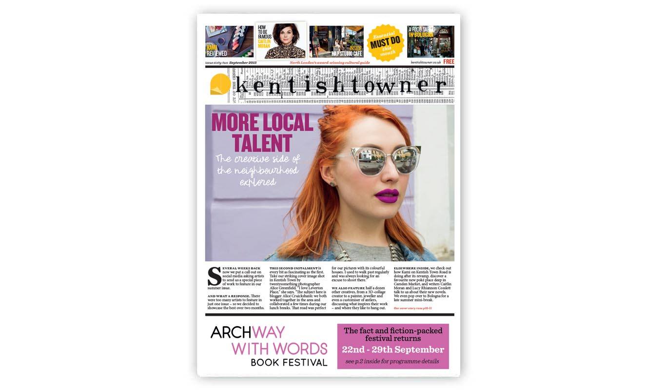 Front cover of the September 2018 edition of Kentishtowner