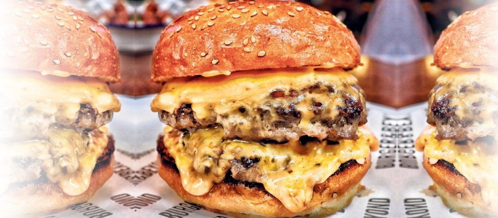 Juicy burger at Burger & Beyond