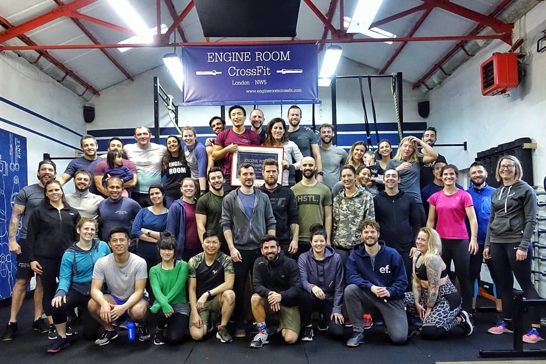 Participants at Engine Room CrossFit